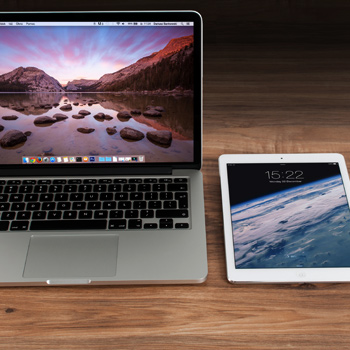 Image of laptop and ipad